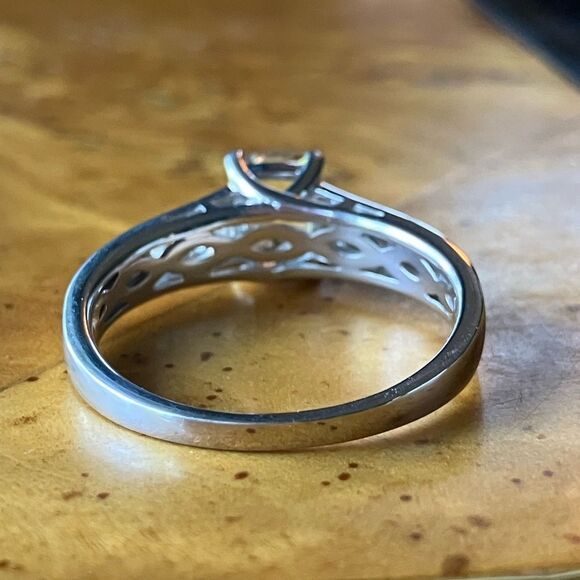 Yellow Labradorite Sterling Silver Ring Size 10 - Picture 5 of 10